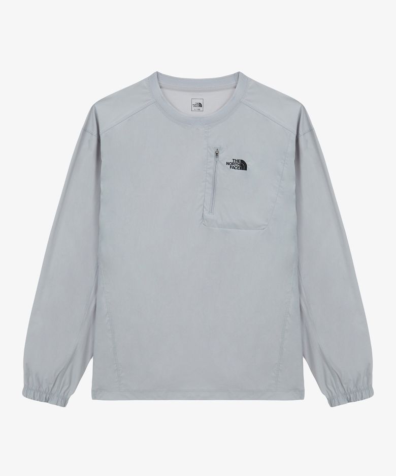 NT7TS09B 남성 윈든 긴팔 티 STONE GRAY