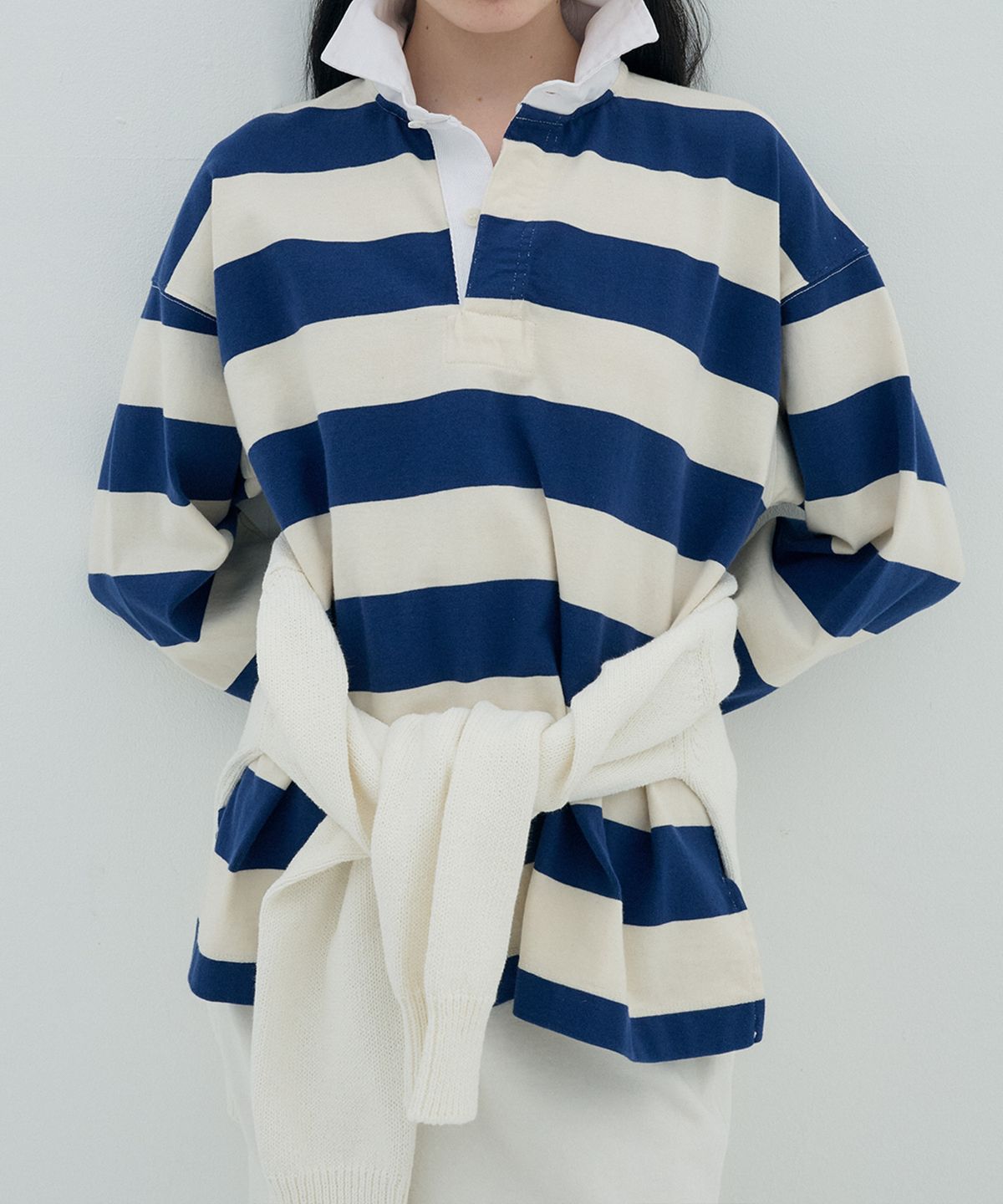 정감 스튜디오(JEONGGAM STUDIOS) Stripe Rugby T-shirts_3 color