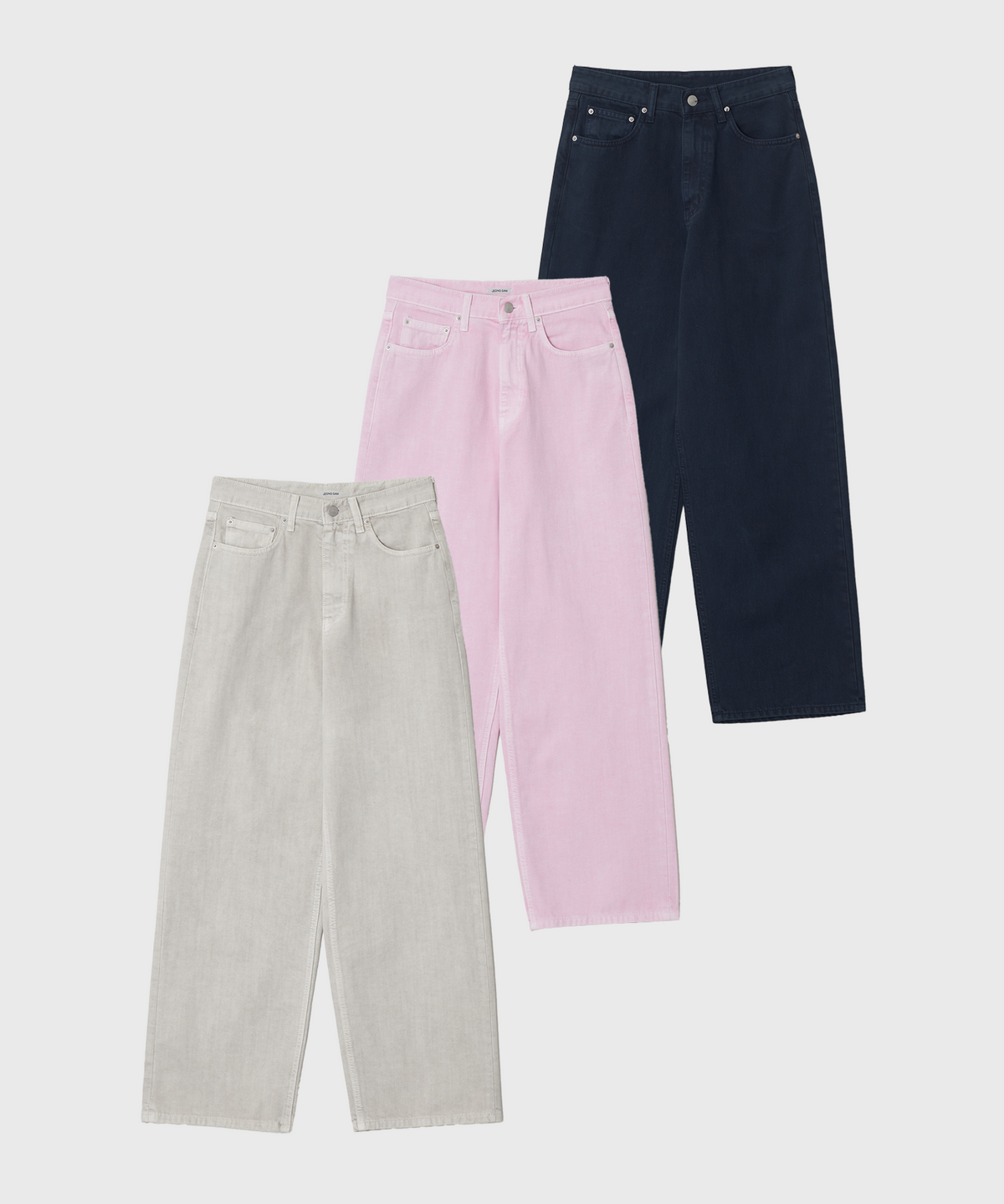 정감 스튜디오(JEONGGAM STUDIOS) Pigment Dyed Denim Pants_3 color