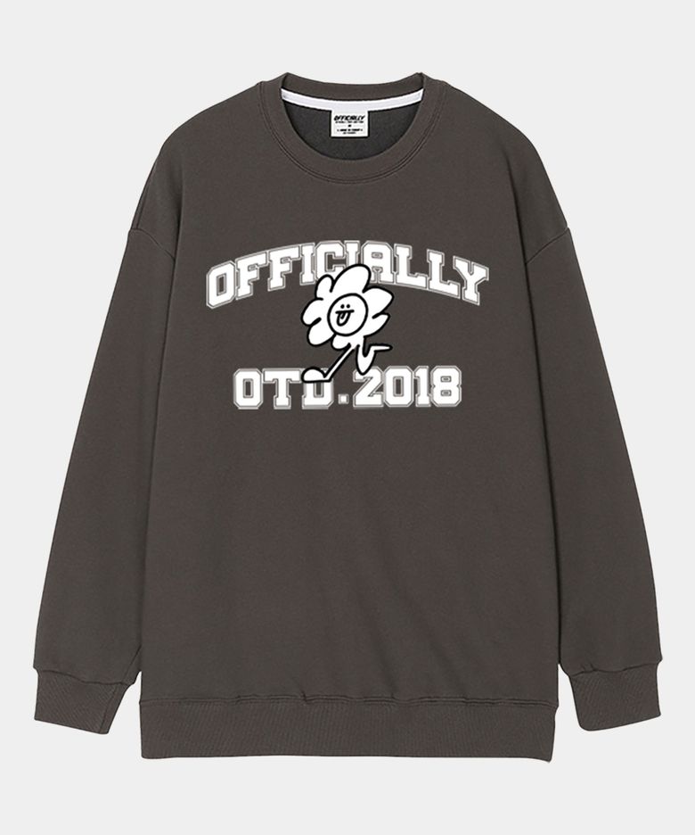 2018클라우드 맨투맨 차콜