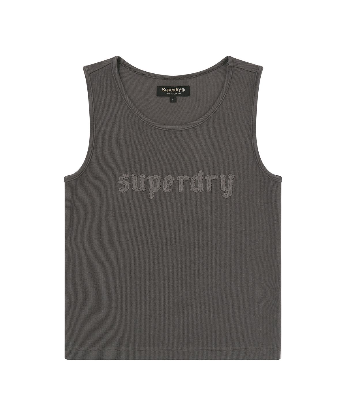 슈퍼드라이(SUPERDRY) 우먼스 워시드 슬리브리스 차콜 SDFIVCQ47CHL