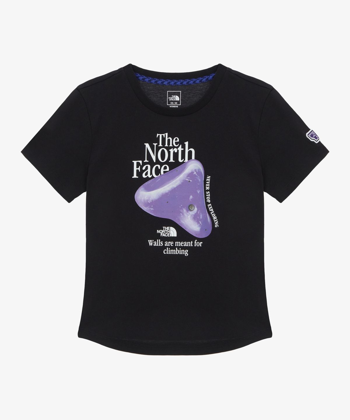 노스페이스(THE NORTH FACE) NT7US37A 여성 업홀드 반팔 티 BLACK