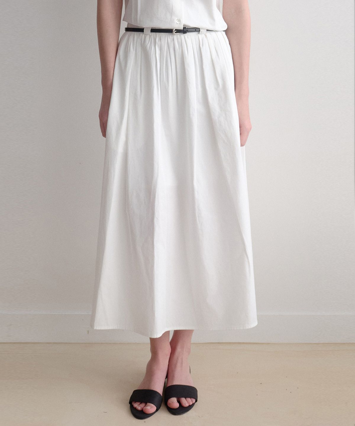 르나브(LENAV) cotton kara skirt