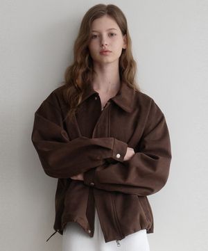 Les suede kara Jacket (brown)