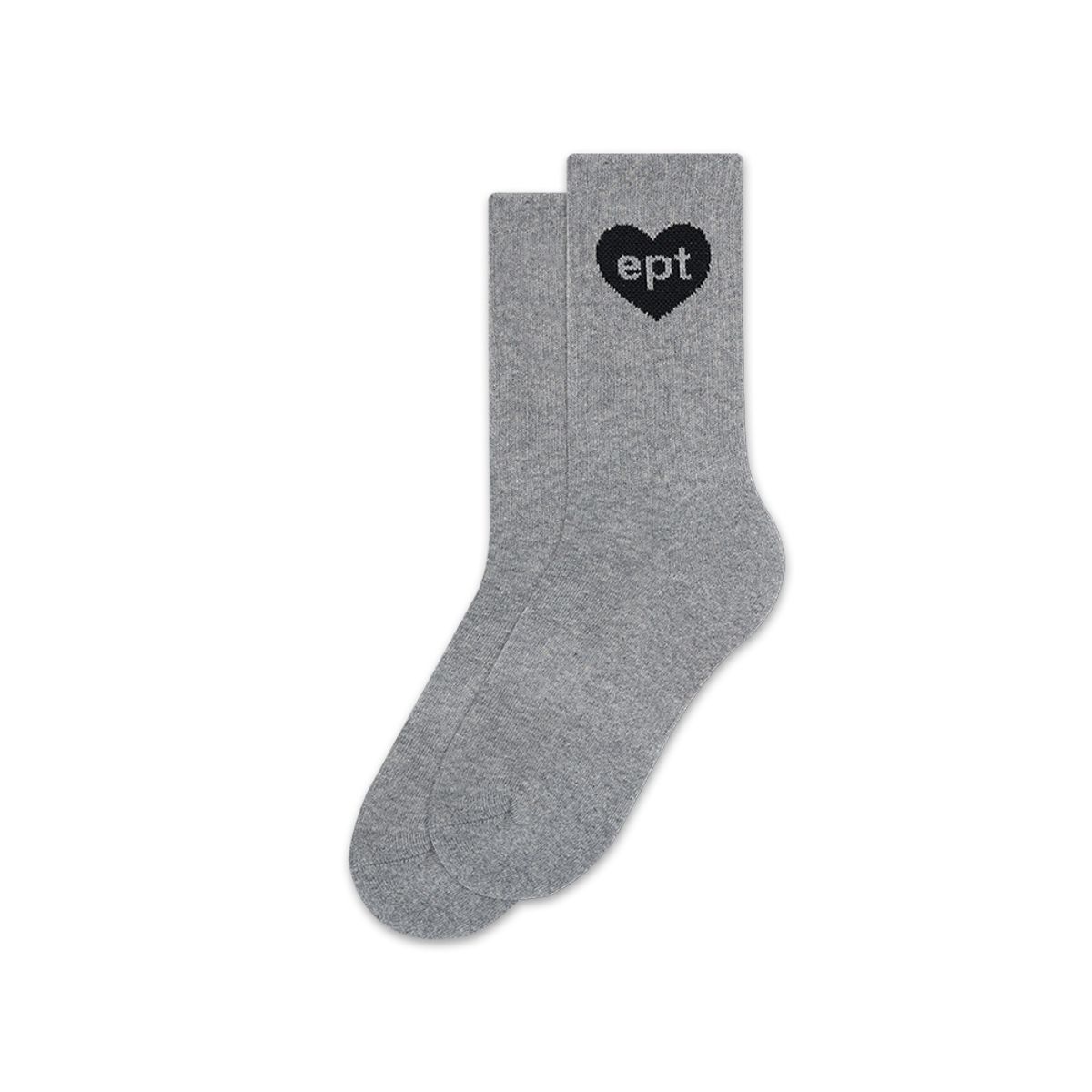 이피티(EPT) HEART LONG CREW SOCKS (MELANGE)