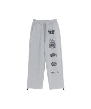 ALLRIGHT X 3 스웨트 팬츠 (그레이)