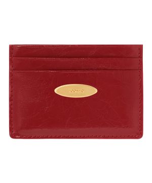 빈티지 카드지갑 레드 [소가죽]