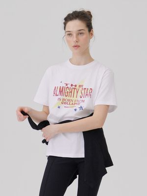 Almighty star T-shirt White