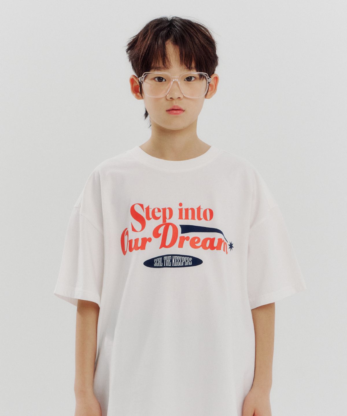 스쿨더키퍼스(SCHLTHEKEEEPERS) 아워드림 반팔 티셔츠 - 화이트