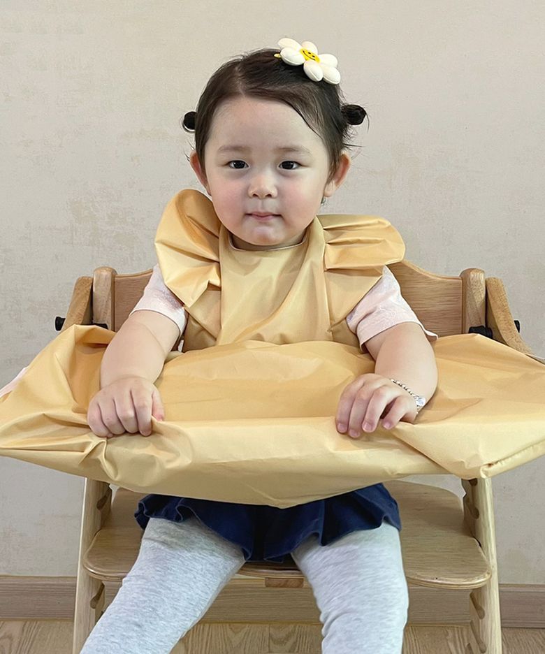 킨더 식탁 일체형 턱받이 나시