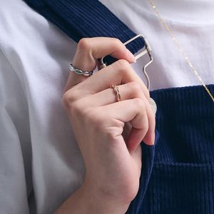 쉘 웨이브 오픈 반지