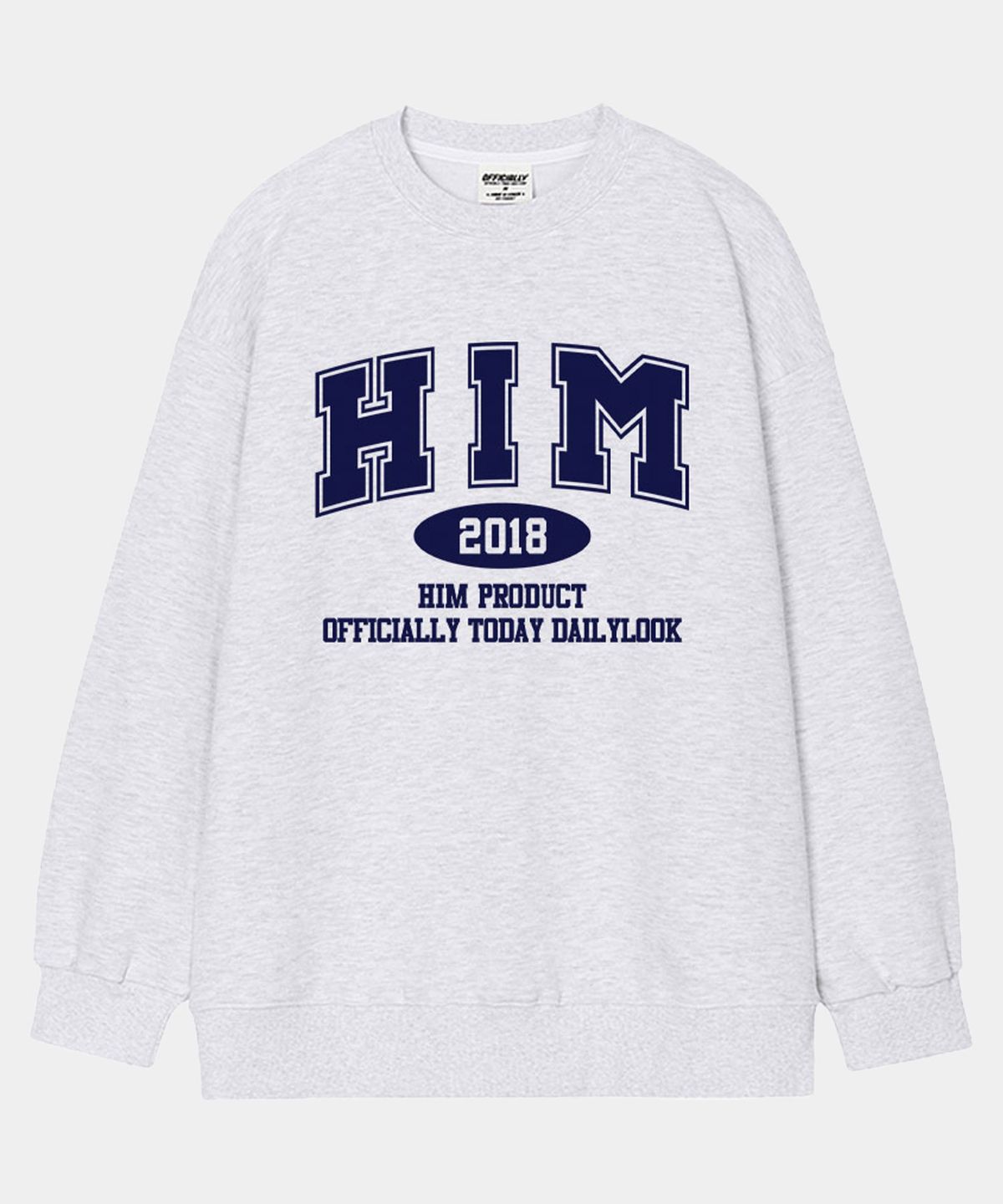 오티디(OTD) HIM컬리지 맨투맨 백메란지