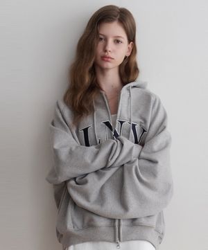 LNV Hoodie zip up (grey)