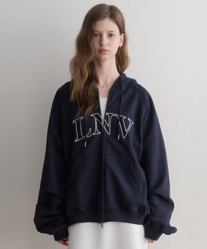 LNV Hoodie zip up (navy)