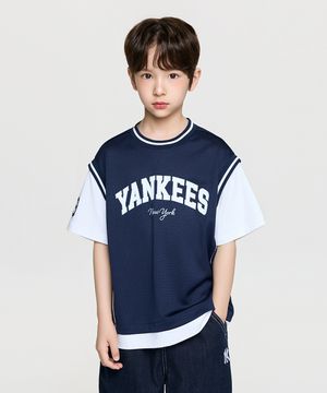 스포티브 바시티 레이어드 티셔츠 NY (Navy)