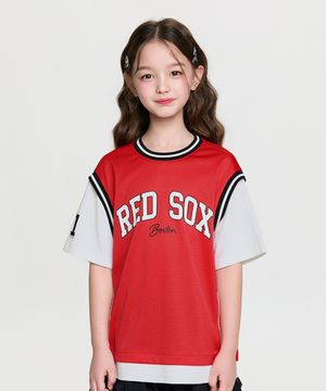 스포티브 바시티 레이어드 티셔츠 BOS (Red)