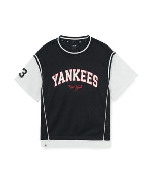 스포티브 바시티 레이어드 티셔츠 NY (Black)