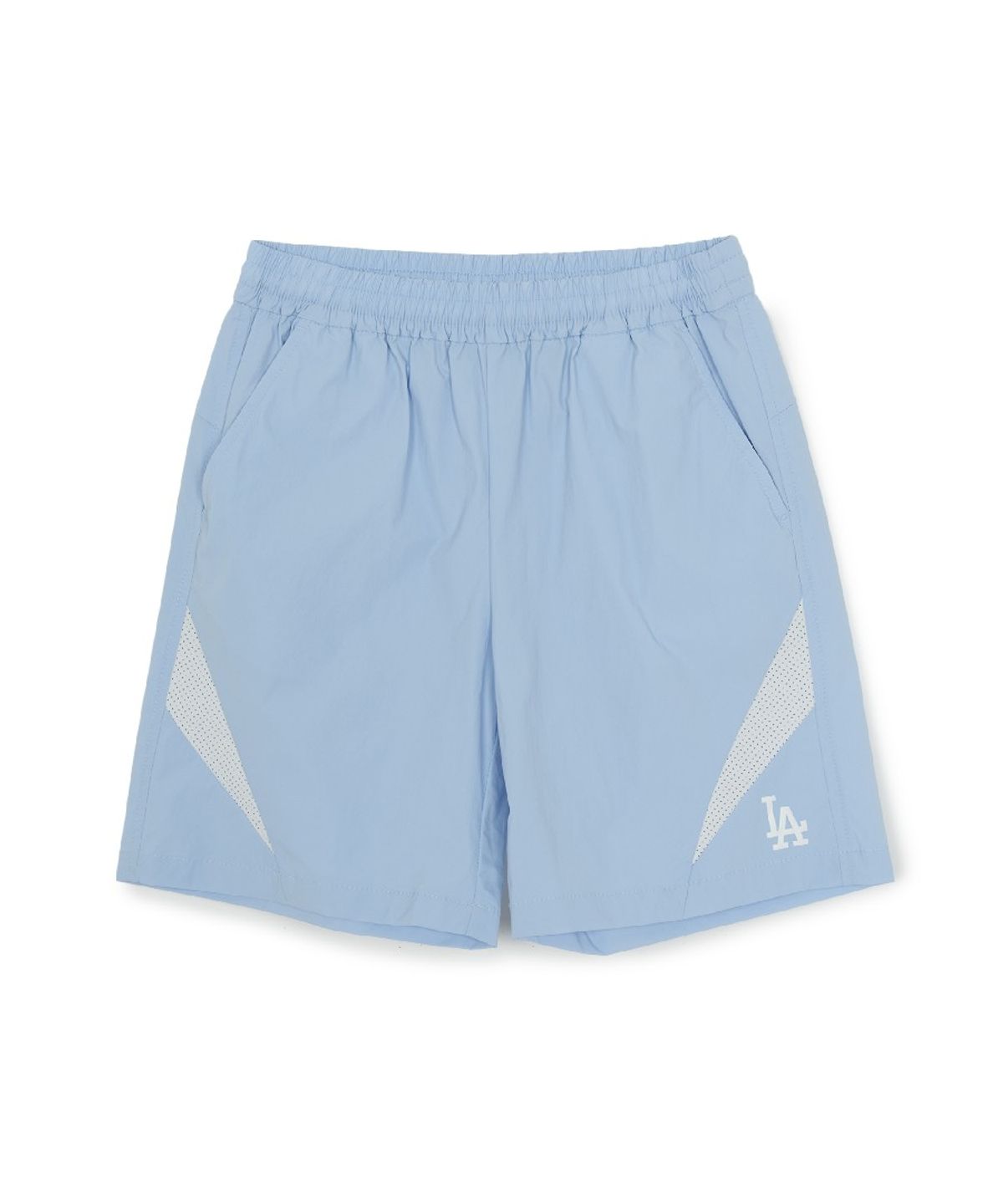 엠엘비 키즈(MLB KIDS) 스포티브 바시티 메쉬배색 5부 팬츠 LA (L.Blue)