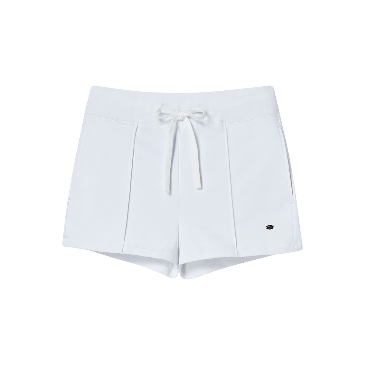스트리트 스탠다드(STREET STANDARD) 베이직 핀턱 숏팬츠 화이트