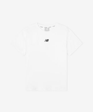 NBNEG2W452 / WOMEN 에센셜 베이직 반팔티 (WHITE)