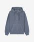 NBMDG21413 / UNI 에센셜 썸머 경량 다잉 후드집업 (DARK BLUE)