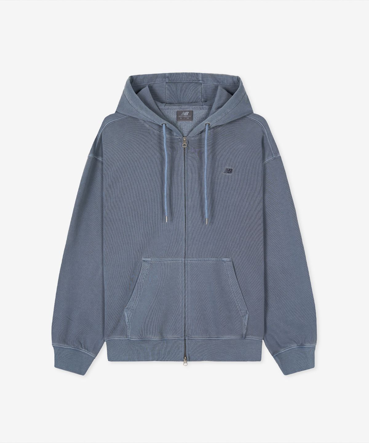 뉴발란스(NEW BALANCE) NBMDG21413 / UNI 에센셜 썸머 경량 다잉 후드집업 (DARK BLUE)