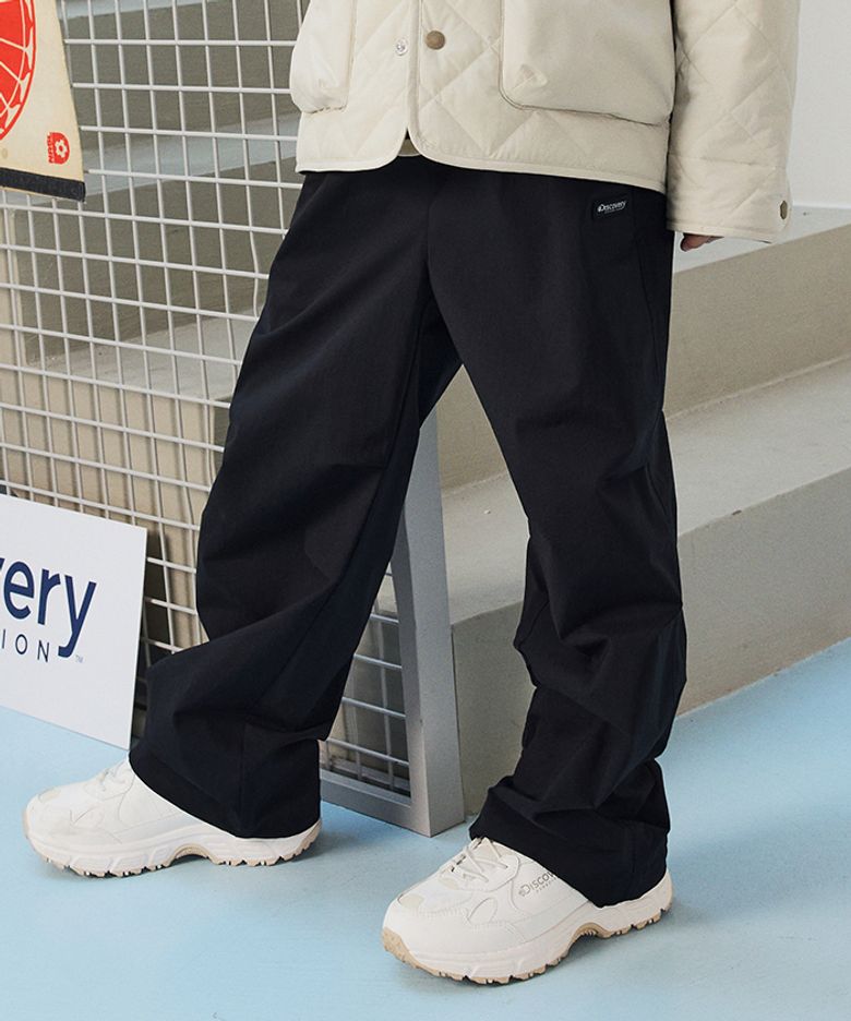키즈 에센셜 우븐팬츠 (BLACK)