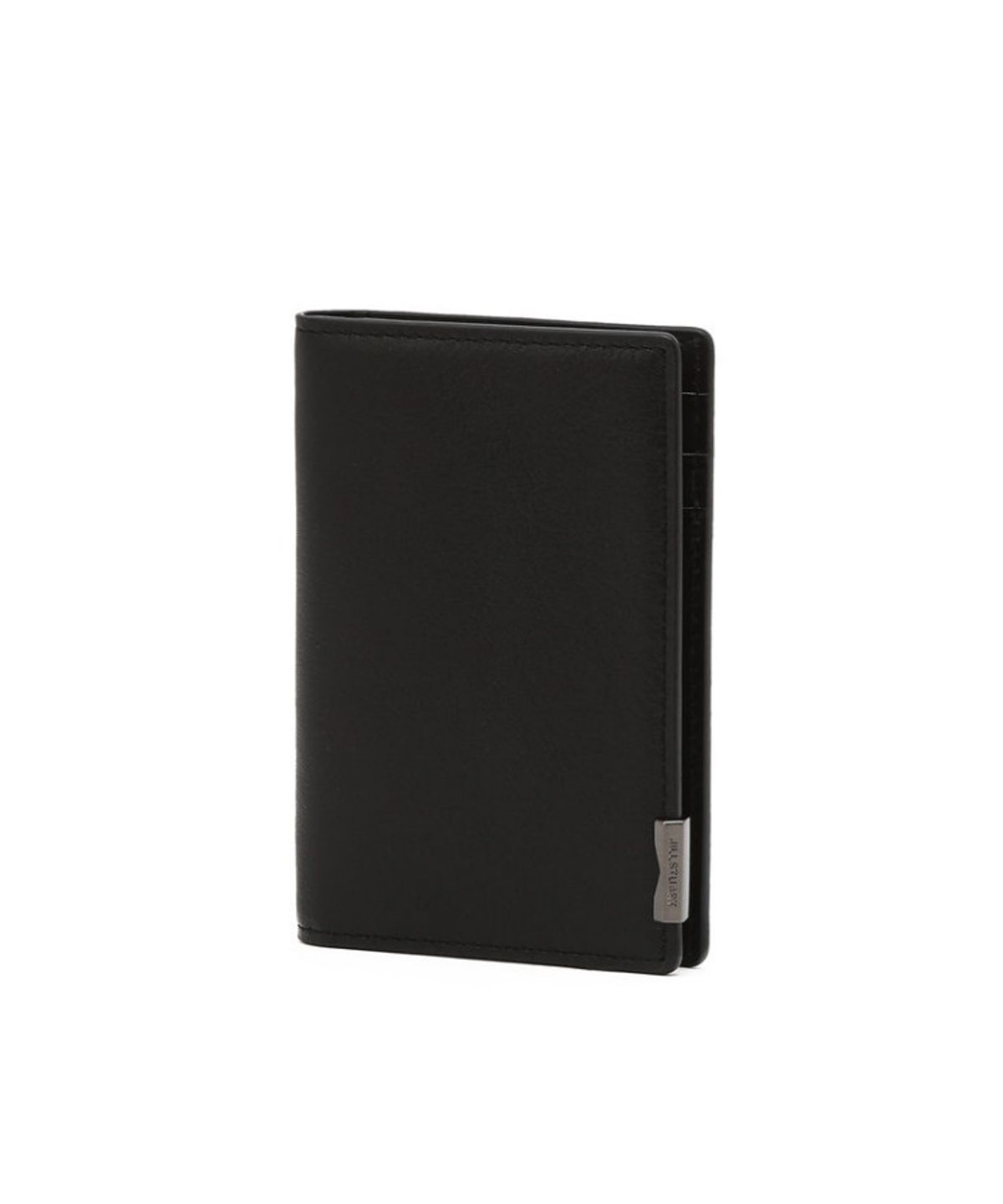질스튜어트 맨 액세서리(JILLSTUART MEN ACC) 블랙 로고장식 소가죽 카드지갑 JUWA6F502BK