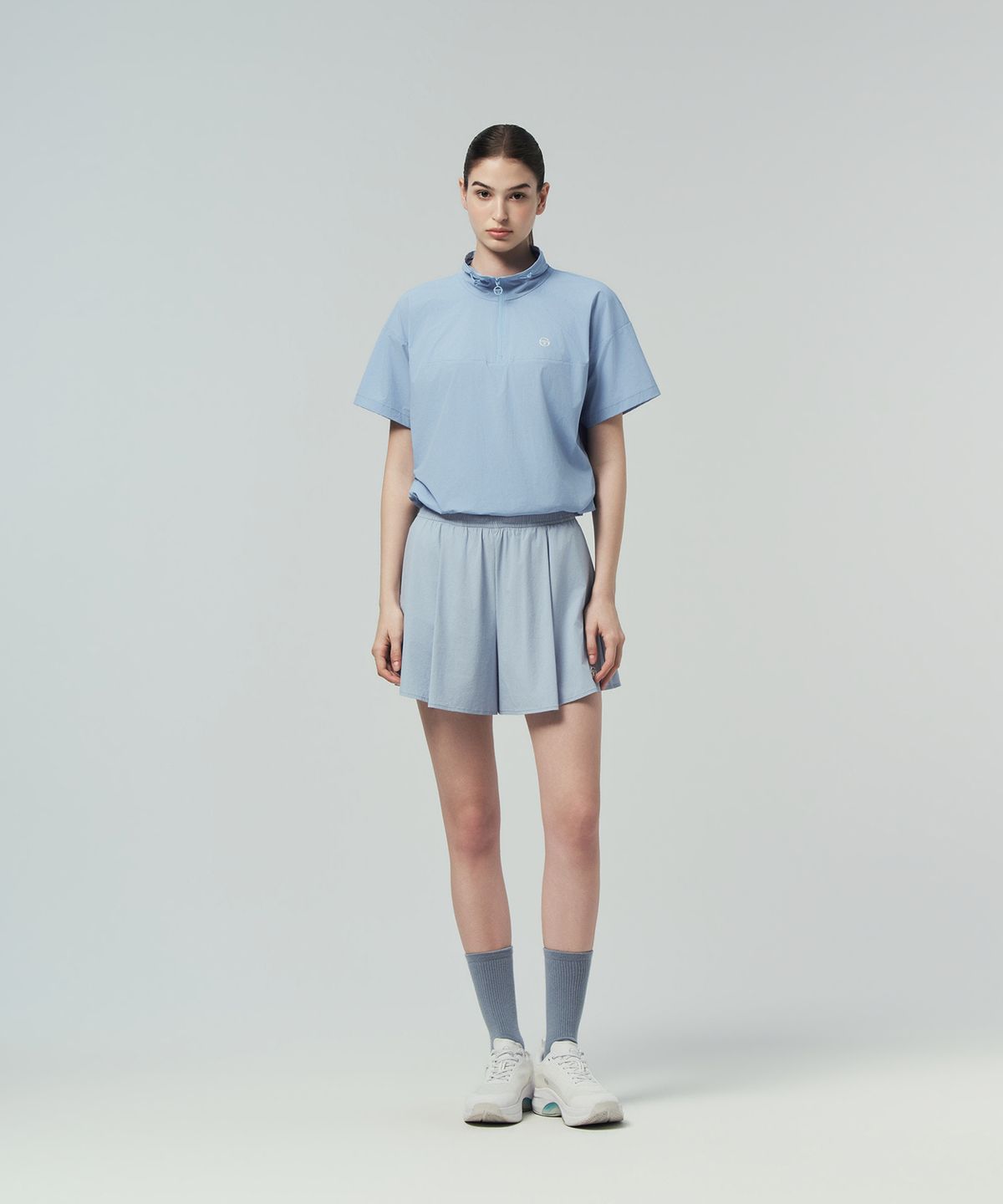 세르지오 타키니(SERGIO TACCHINI) W 플로위 스커티 쇼츠 (L.Indigo)
