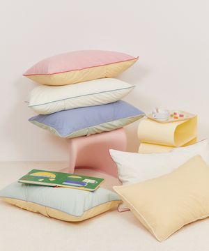 딜리셔스 60수 고밀도순면 키즈 베개커버 4종