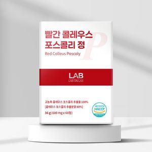 더레드 빨간 20배 고농축 콜레우스 포스콜리 추출 정 빨간통 60정