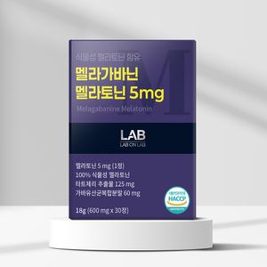 멜라가바닌 식물성 멜라토닌 5mg 테아닌 가바 트립토판 함유 30정