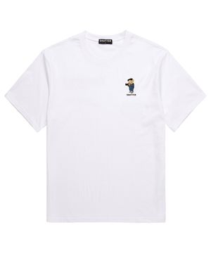 MINI BEAR 반팔 티셔츠 (SS038) 화이트