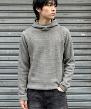 와플 바라클라바 액티브 후드 그레이