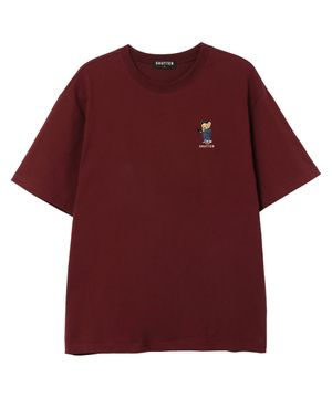 MINI BEAR 반팔 티셔츠 (SS038) 버건디