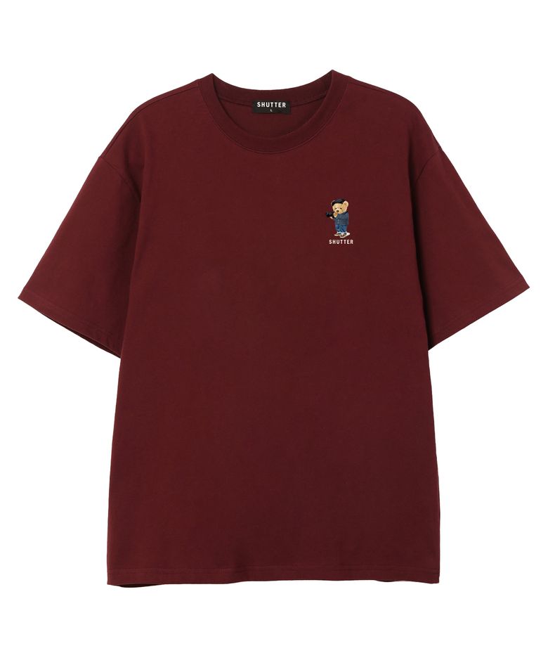 [FW신상할인] MINI BEAR 반팔 티셔츠 (SS038) 버건디