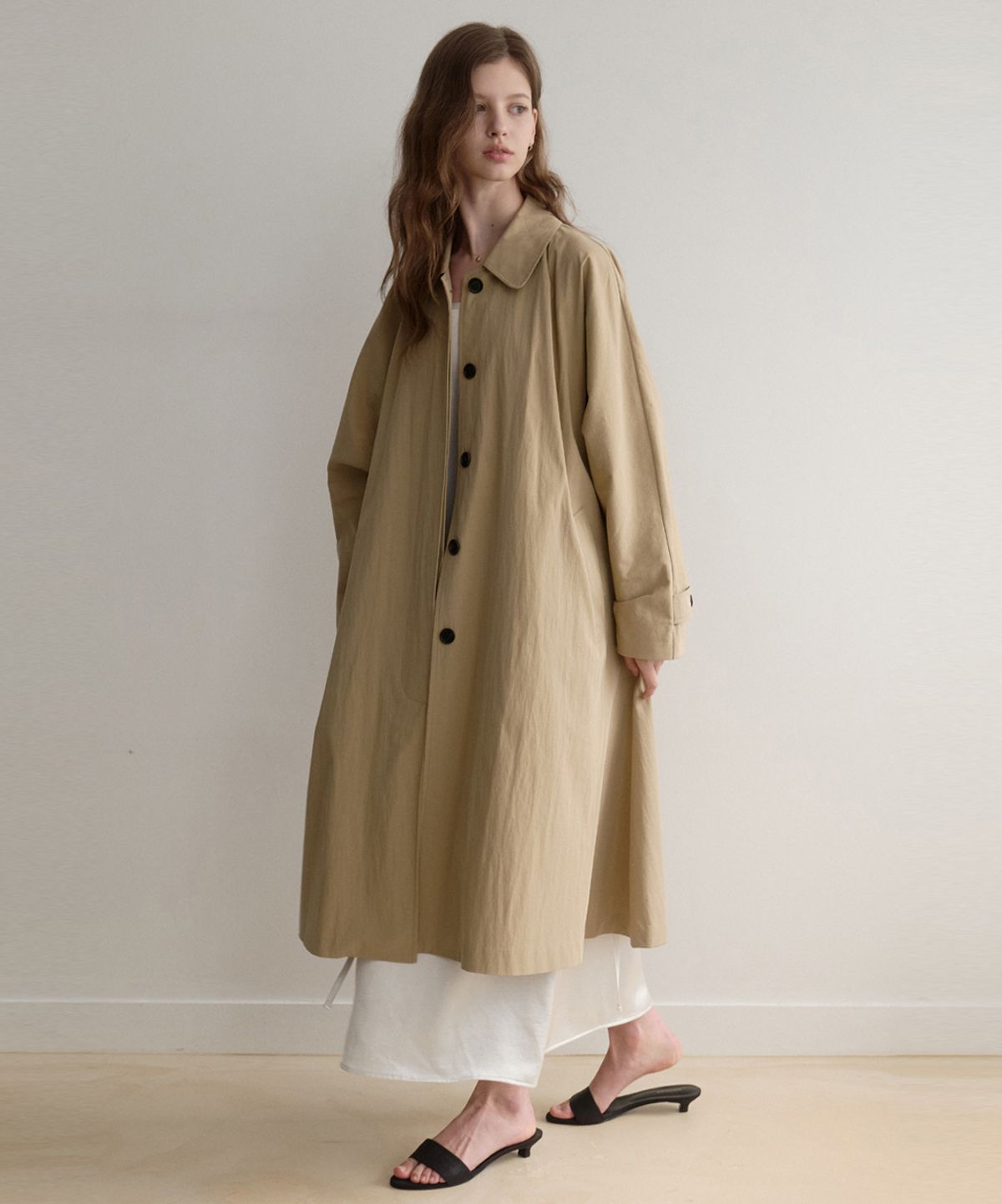 르나브(LENAV) Les mac Coat (beige)