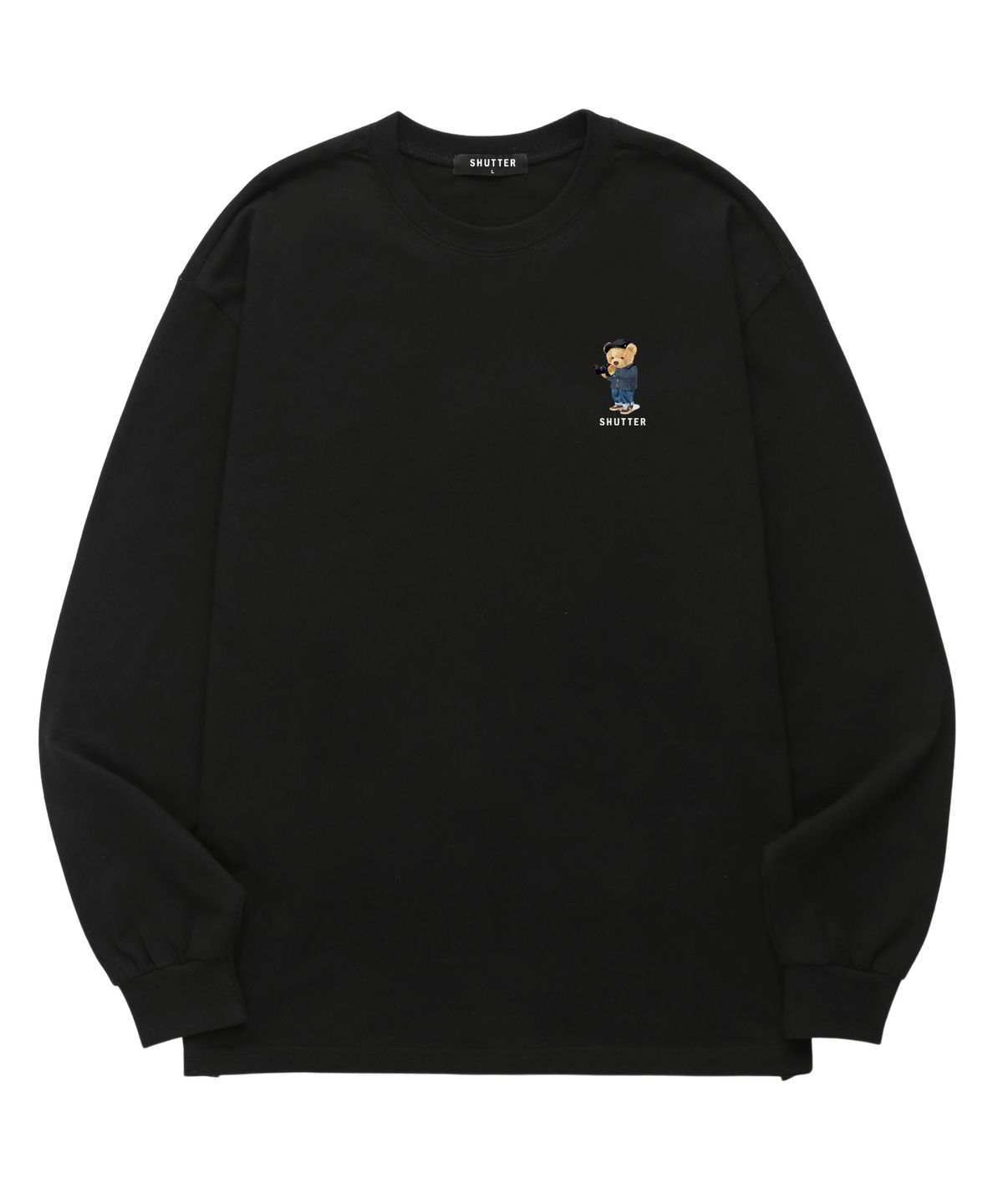셔터(SHUTTER) MINI BEAR 롱슬리브 (SLS038) 블랙