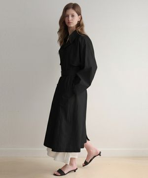 esy dolman trench cape coat (black)