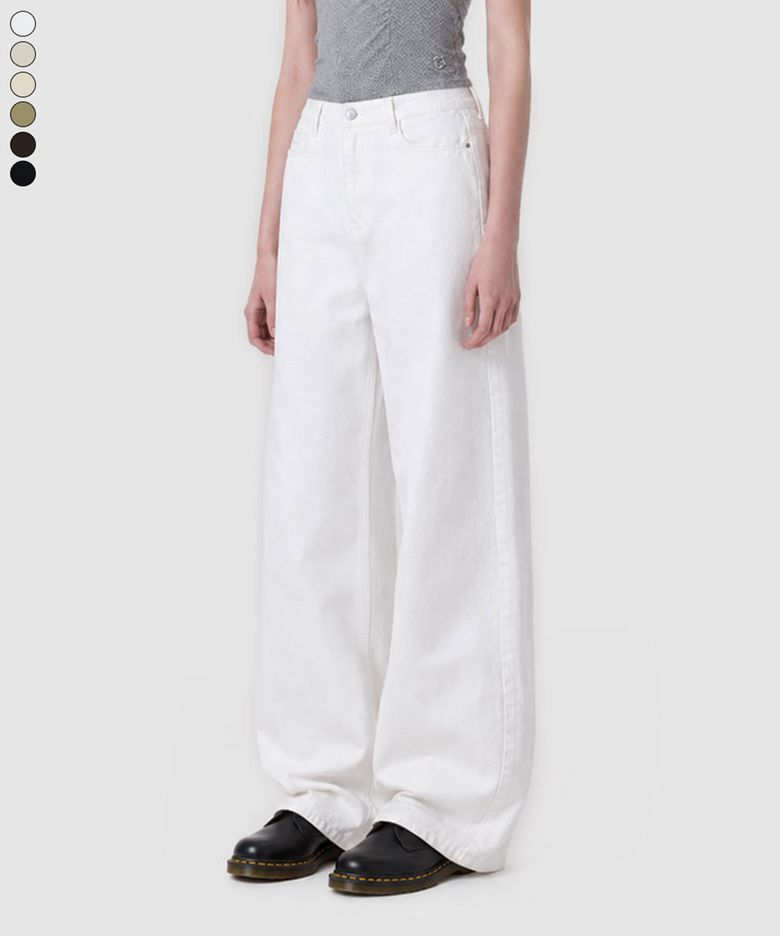 Corring washing wide cotton pants 6 Color [BLBP_5011]