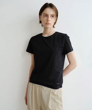 PLAIN T-SHIRT (BLACK)