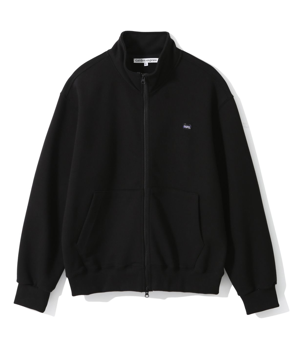 가든익스프레스(GARDEN EXPRESS) High-neck Cotton Zip-up (black)