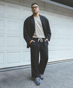 제이드 오버핏 블레이져 셋업 블랙