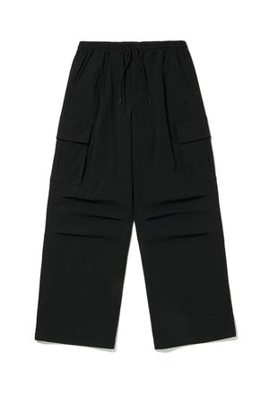 와이드 카고 팬츠 블랙 ANA1PL10ABK