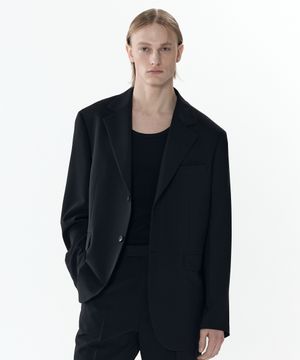 에센셜 오버사이즈 블레이저 [블랙]