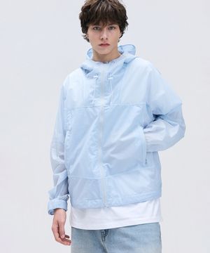 스포팅 기어 윈드브레이커 자켓 라이트 블루
