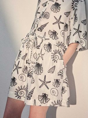조개 프린트 쇼츠 ESFDVPT07WPR