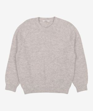 (5 COLOR) 하찌 새들 크루넥 니트 L