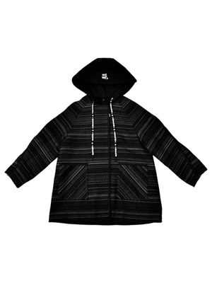 모던 체크 짚업 코트 ESFDVCT01BST