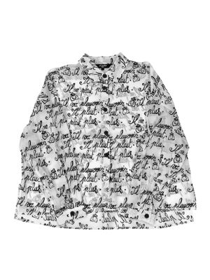 그래픽 프린트 시그니쳐 셔츠 ESFDVSH04WPR